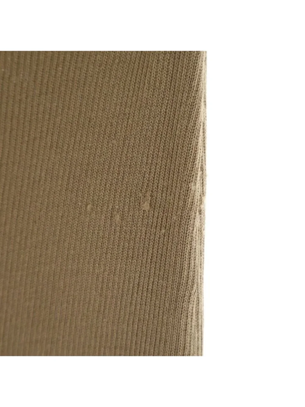 Prada Triangle Logo Silk Knit Long Skirt 40 Brown